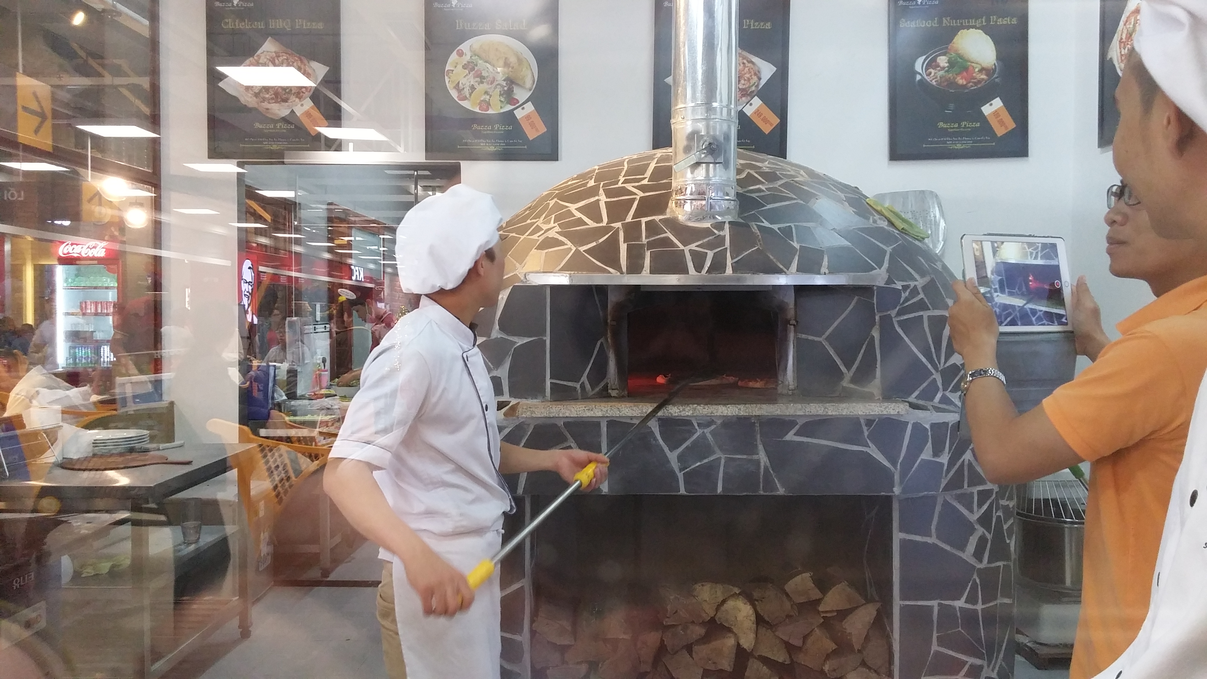 xây lò pizza Thiên Phước