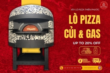 Lò Nướng Pizza Gas Củi Chuẩn Ý | Thiên Phước Group