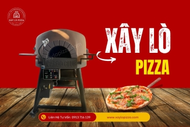 Lò Pizza màu gạch kiểu cổ điển- TP01