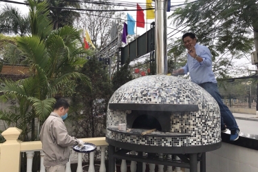 Xây lò pizza nướng củi giá bao nhiêu? - Thiên Phước