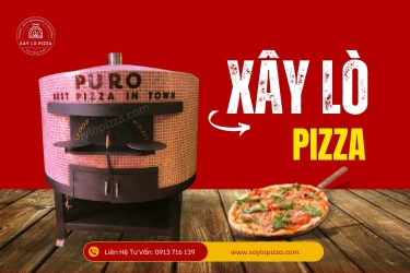 Lò Pizza màu đỏ gạch Puro- TP05