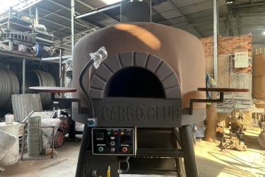 Lò Pizza màu gạch kiểu cổ điển- TP01