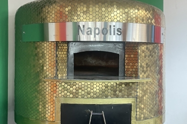 Lò Pizza màu vàng đồng Napolis- TP04