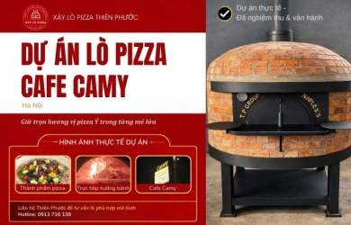 Dự Án Lò Nướng Pizza Gas Củi Cho Quán Cafe Tự Phục Vụ Camy Tại Hà Nội 2025