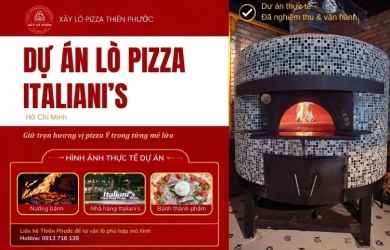 Dự án Lò Nướng Pizza Củi Cho Nhà Hàng Italiani’s Pizza 2023