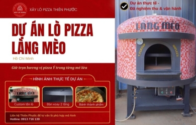 Dự án Lò Nướng Pizza Xoay 2 Tầng Cho Nhà Hàng Làng Mèo Quận 7 2025