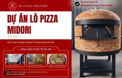 Tiếp Tục Hợp Tác Dự Án Lò Nướng Pizza Bằng Củi Cho Nhà Hàng Midori House Phú Quốc 2025