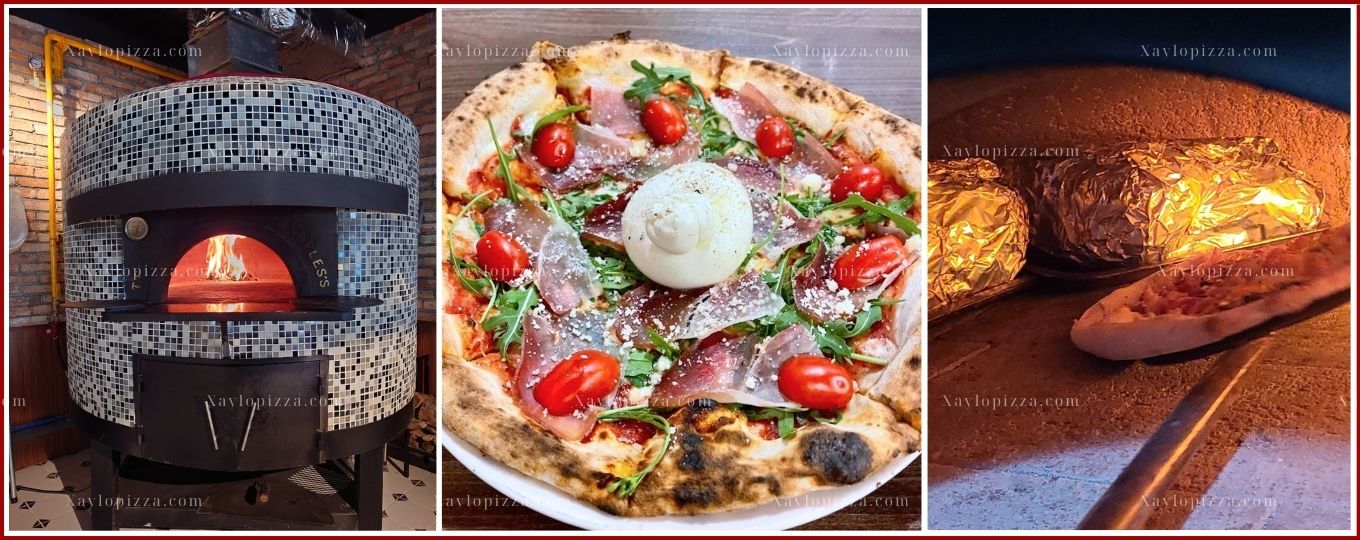 lò nướng pizza củi cho nhà hàng