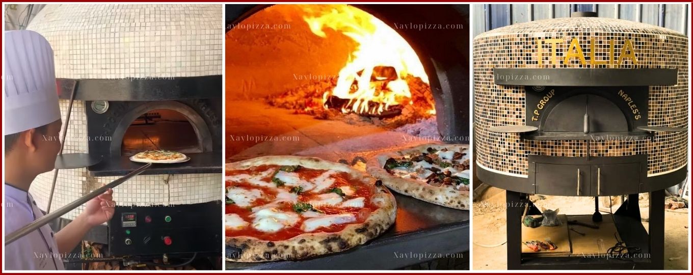 lò nướng pizza gas củi 