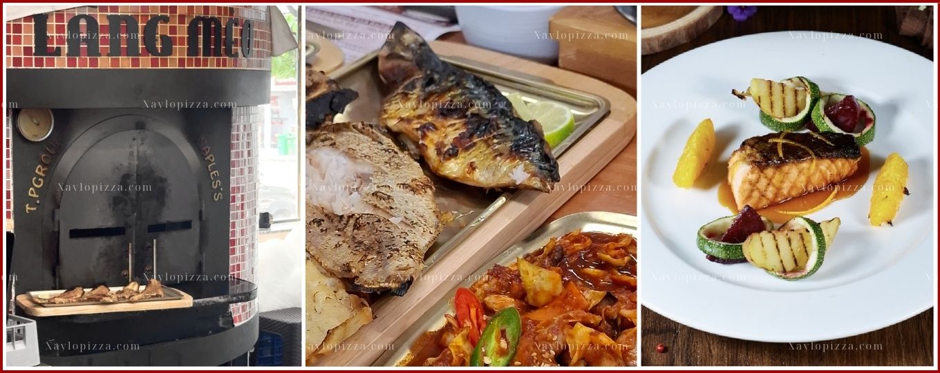 lò nướng pizza xoay 2 tầng cho nhà hàng