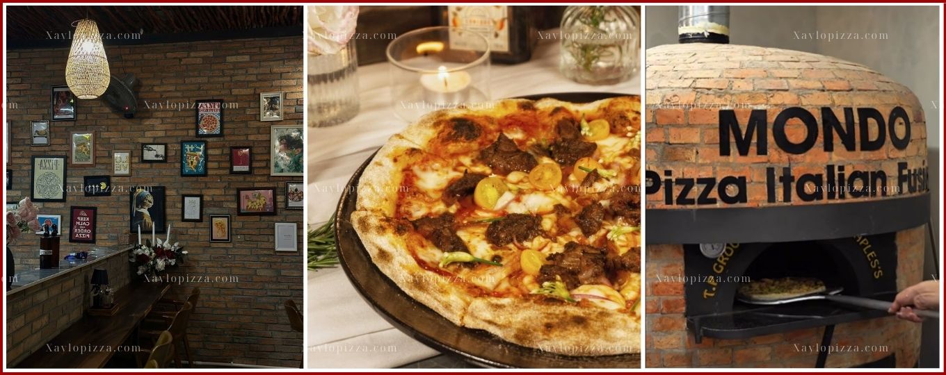 lò nướng pizza gas củi cho nhà hàng