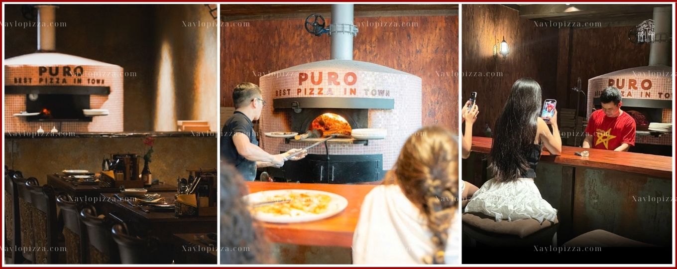 lò nướng pizza gas củi cho chuỗi nhà hàng