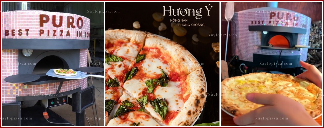 lò nướng pizza gas củi cho chuỗi nhà hàng