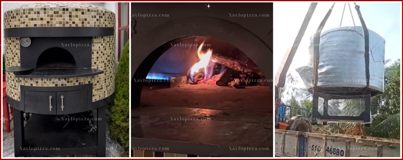 lò nướng pizza hybrid gas củi cho nhà hàng Pasta Fresca