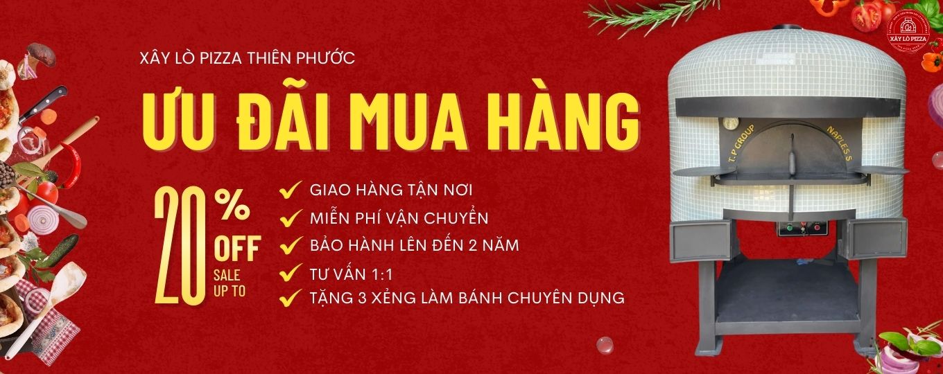 ưu đãi mua lò nướng pizza