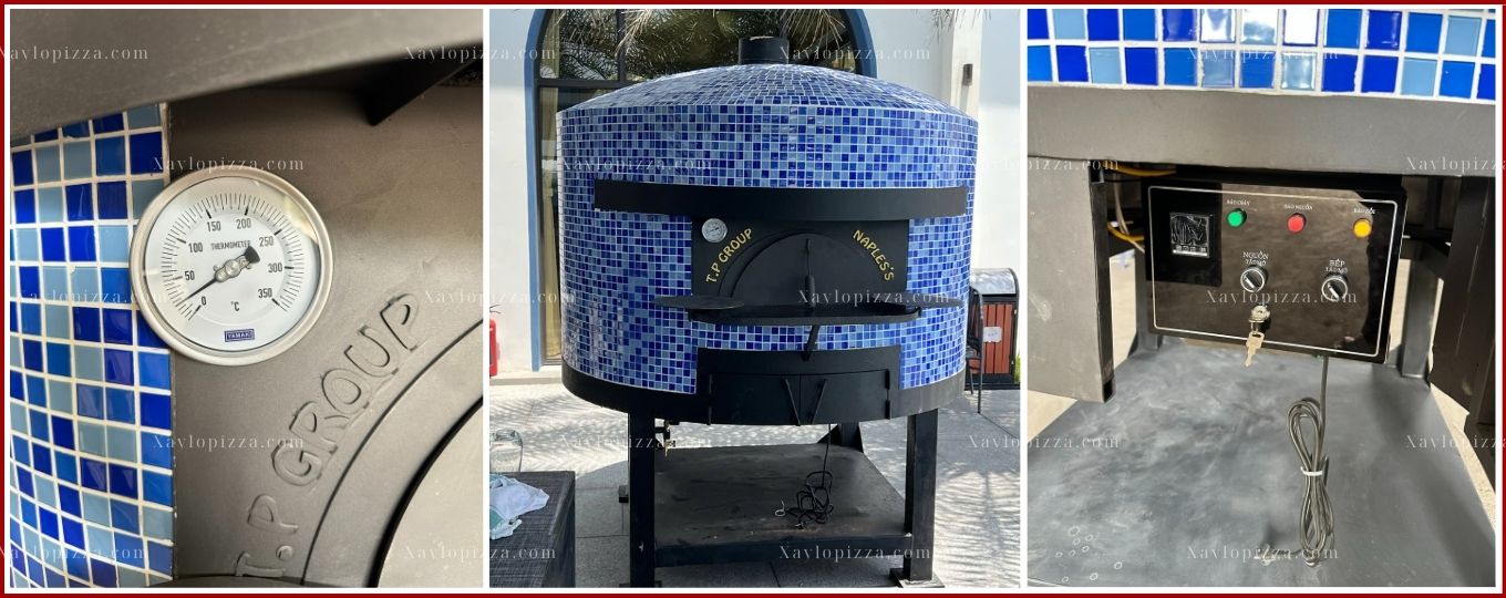 lò nướng pizza gas củi cho khu du lịch