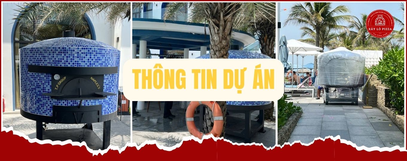 lò nướng pizza gas củi cho khu du lịch