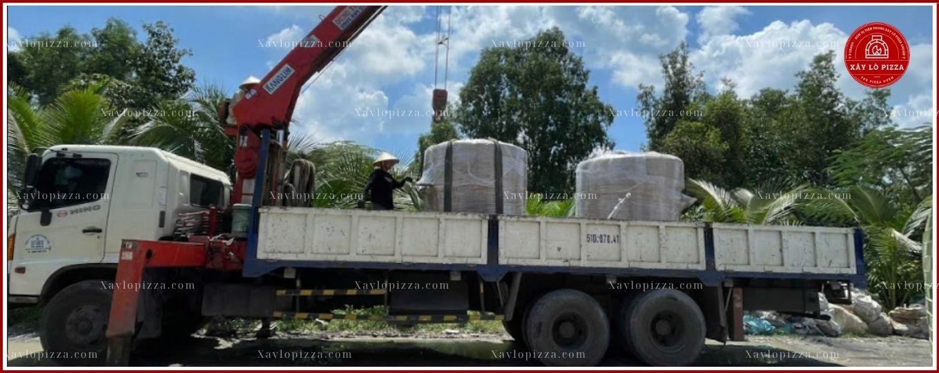 vận chuyển lò nướng pizza