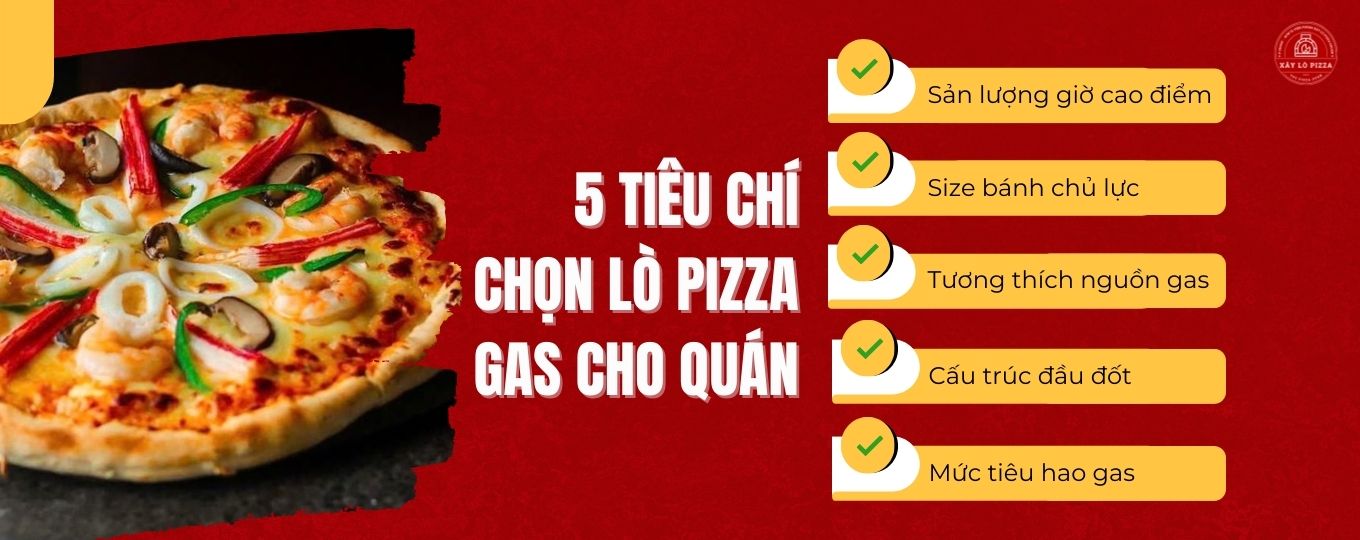 tiêu chí chọn lò nướng pizza gas