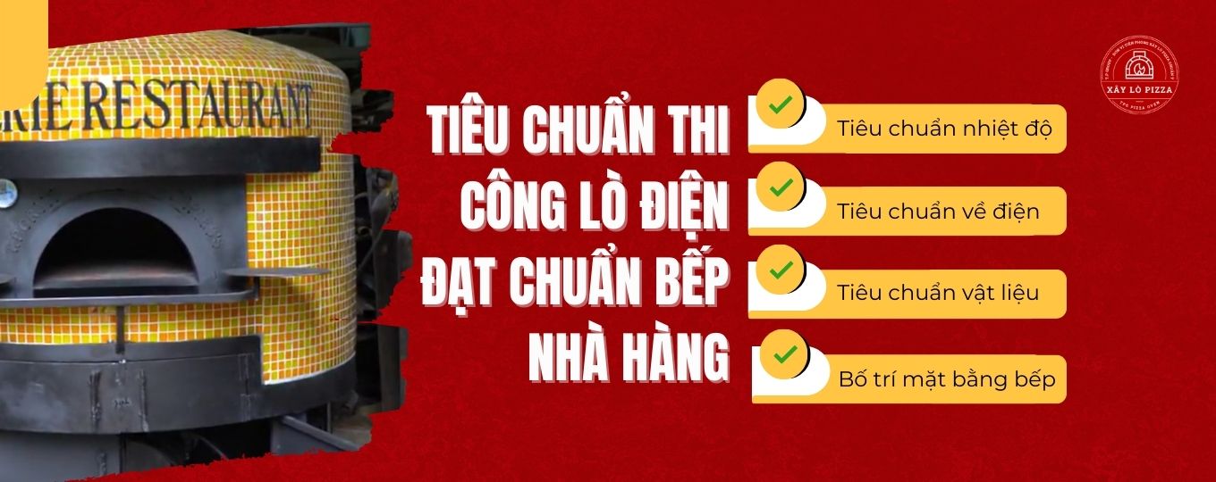 tiêu chuẩn thi công lò nướng điện