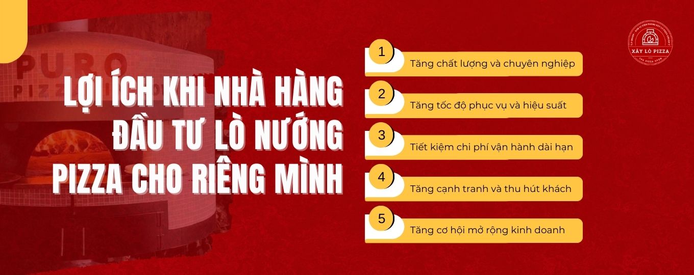 lợi ích khi đầu tư lò nướng pizza