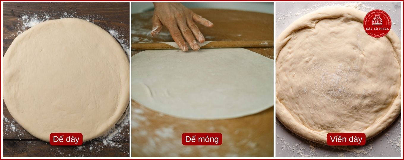 phân loại pizza theo đế bánh