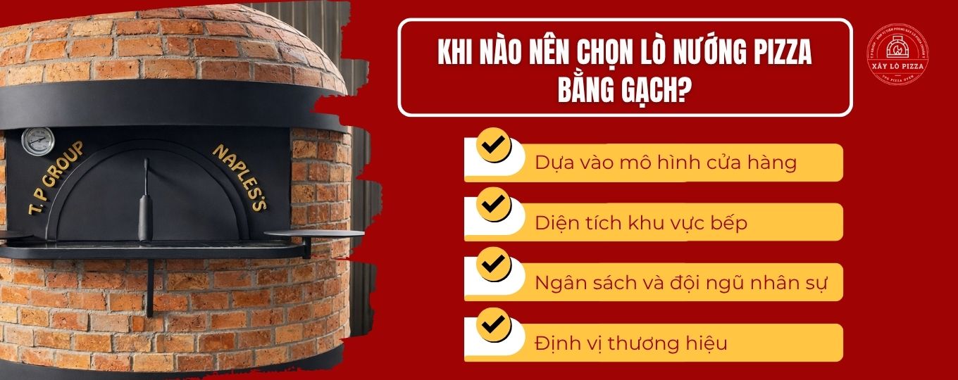 lò nướng pizza gạch