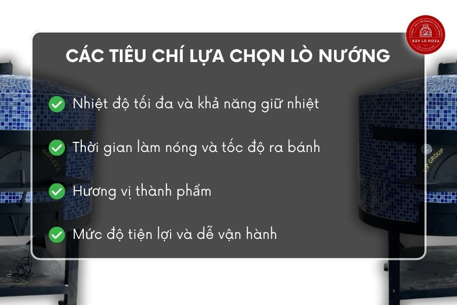 Một số tiêu chí chọn lò nướng 