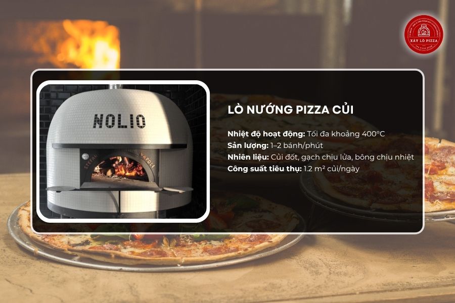 Lò nướng pizza củi 