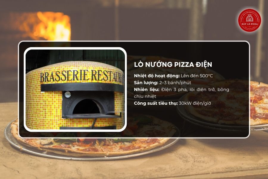 Lò nướng pizza điện 